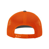 Richardson - Snapback Trucker Cap - 112 - Charcoal/ Orange