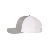 Richardson - Snapback Trucker Cap - 112 - Heather Grey/ White