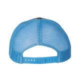 Richardson - Snapback Trucker Cap - 112 - Charcoal/ Columbia Blue