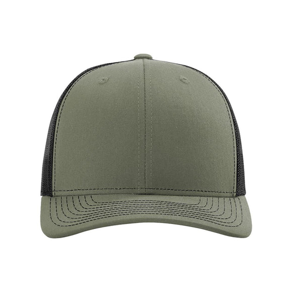 Richardson - Snapback Trucker Cap - 112 - Loden/ Black