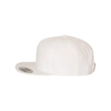 YP Classics - Premium Flat Bill Snapback Cap - 6089M - White