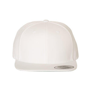 YP Classics - Premium Flat Bill Snapback Cap - 6089M - White