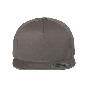 YP Classics - Five-Panel Cotton Twill Snapback Cap - 6007 - Dark Grey