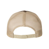 YP Classics - Five-Panel Retro Trucker Cap - 6506 - Brown/ Khaki