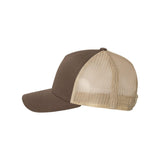 YP Classics - Five-Panel Retro Trucker Cap - 6506 - Brown/ Khaki