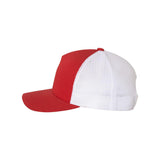 YP Classics - Five-Panel Retro Trucker Cap - 6506 - Red/ White