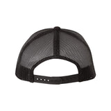 YP Classics - Retro Trucker Cap - 6606 - Black/ White/ Black