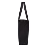 Q-Tees - 12L Gussetted Shopping Bag - Q1000 - Black