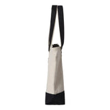 Q-Tees - 19L Zippered Tote - Q1300 - Natural/ Black
