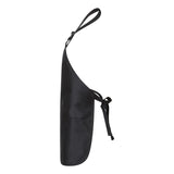 Q-Tees - Full-Length Apron with Pouch Pocket - Q4250 - Black