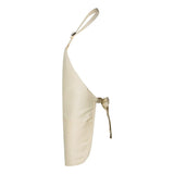 Q-Tees - Full-Length Apron with Pouch Pocket - Q4250 - Natural