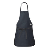 Q-Tees - Full-Length Apron with Pouch Pocket - Q4250 - Navy