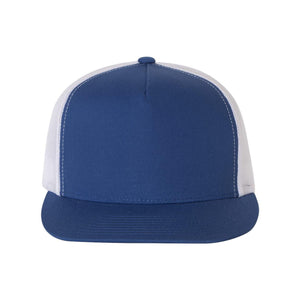 YP Classics - Five-Panel Classic Trucker Cap - 6006 - Royal/ White