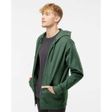 Independent Trading Co. - Midweight Full-Zip Hooded Sweatshirt - SS4500Z - Alpine Green