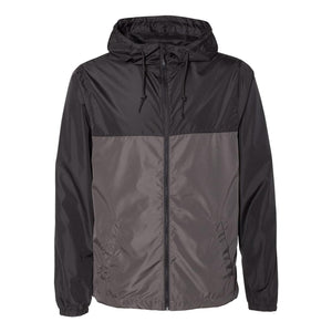 Independent Trading Co. - Lightweight Windbreaker Full-Zip Jacket - EXP54LWZ - Black/ Graphite