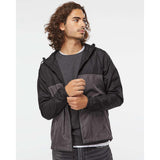 Independent Trading Co. - Lightweight Windbreaker Full-Zip Jacket - EXP54LWZ - Black/ Graphite