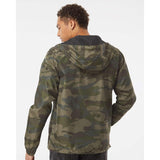 Independent Trading Co. - Lightweight Windbreaker Full-Zip Jacket - EXP54LWZ - Forest Camo