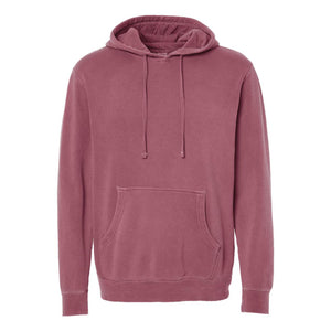 Independent Trading Co. - Midweight Pigment-Dyed Hooded Sweatshirt - PRM4500 - Pigment Maroon