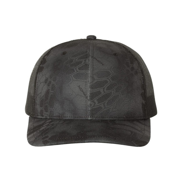 Richardson - Printed Trucker Cap - 112P - Kryptek Typhon/ Black