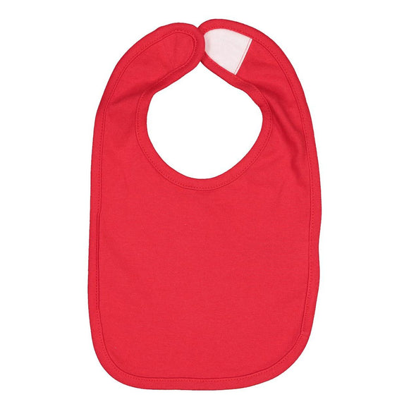 Rabbit Skins - Infant Premium Jersey Bib - 1005 - Red