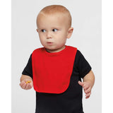 Rabbit Skins - Infant Premium Jersey Bib - 1005 - Red