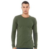 BELLA + CANVAS - Unisex Jersey Long Sleeve Tee - 3501 - Military Green