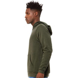 BELLA + CANVAS - Unisex Sponge Fleece Hoodie Sweatshirt - 3719 - Military Green