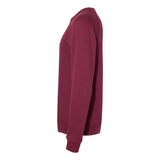 BELLA + CANVAS - Unisex Sponge Fleece Raglan Crewneck Sweatshirt - 3901 - Maroon