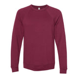 BELLA + CANVAS - Unisex Sponge Fleece Raglan Crewneck Sweatshirt - 3901 - Maroon