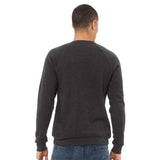 BELLA + CANVAS - Sponge Fleece Raglan Crewneck Sweatshirt - 3901 - Dark Grey Heather