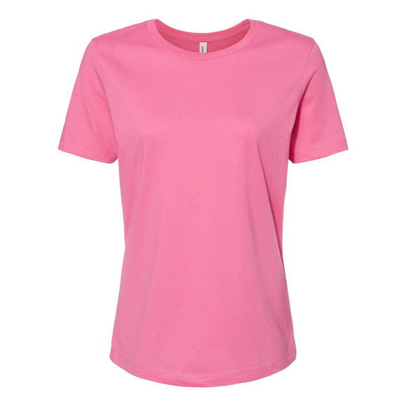 BELLA + CANVAS - Women’s Relaxed Jersey Tee - 6400 - Charity Pink