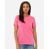 BELLA + CANVAS - Women’s Relaxed Jersey Tee - 6400 - Charity Pink