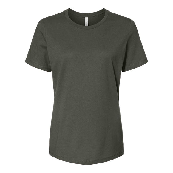 BELLA + CANVAS - Women’s Relaxed Jersey Tee - 6400 - Military Green