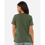 BELLA + CANVAS - Women’s Relaxed Jersey Tee - 6400 - Military Green