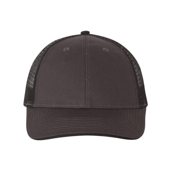 Valucap - Sandwich Trucker Cap - S102 - Charcoal/ Black