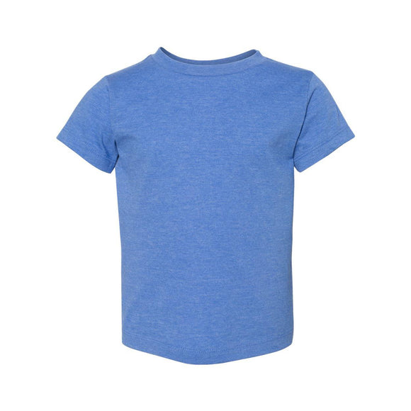 BELLA + CANVAS - Toddler Jersey Tee - 3001T - Heather Columbia Blue