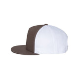 YP Classics - Five-Panel Classic Trucker Cap - 6006 - Brown/ White