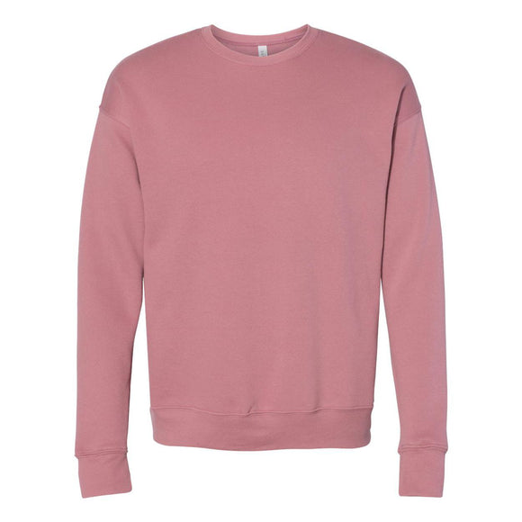 BELLA + CANVAS - Sponge Fleece Drop Shoulder Crewneck Sweatshirt - 3945 - Mauve