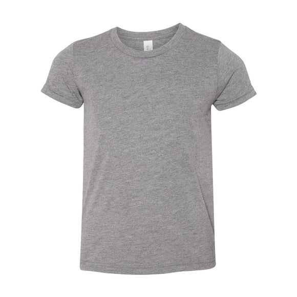 BELLA + CANVAS - Youth Triblend Tee - 3413Y - Grey Triblend