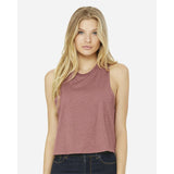 BELLA + CANVAS - Women's Racerback Crop Tank - 6682 - Heather Mauve