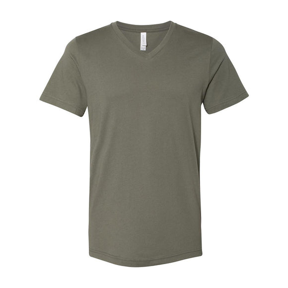 BELLA + CANVAS - Jersey V-Neck Tee - 3005 - Military Green