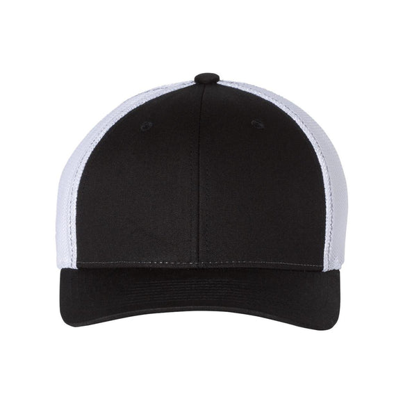 Richardson - R-Flex Trucker Cap - 110 - Black/ White