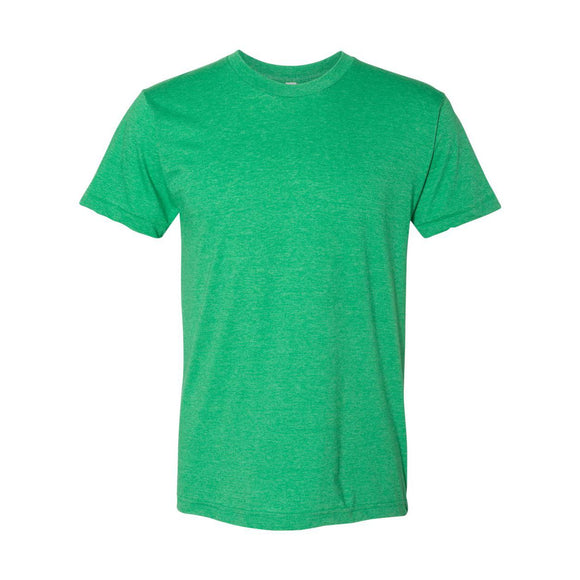 American Apparel - 50/50 Tee - BB401 - Heather Kelly Green