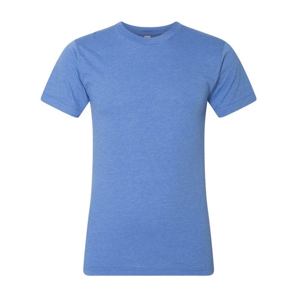 American Apparel - 50/50 Tee - BB401 - Heather Lake Blue