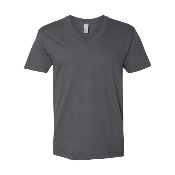 American Apparel - Fine Jersey V-Neck Tee - 2456W - Asphalt