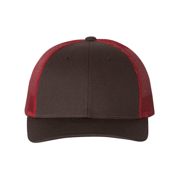 Richardson - Low Pro Trucker Cap - 115 - Coffee/ Claret