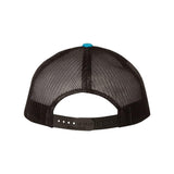 Richardson - Low Pro Trucker Cap - 115 - Cyan/ Black