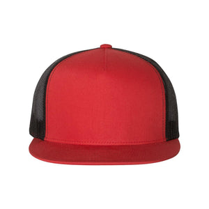 YP Classics - Five-Panel Classic Trucker Cap - 6006 - Red/ Black