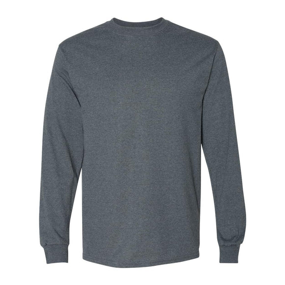 8400 Gildan DryBlend® 50/50 Long Sleeve T-Shirt Dark Heather