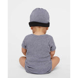 Rabbit Skins - Infant Baby Rib Bodysuit - 4400 - Granite Heather